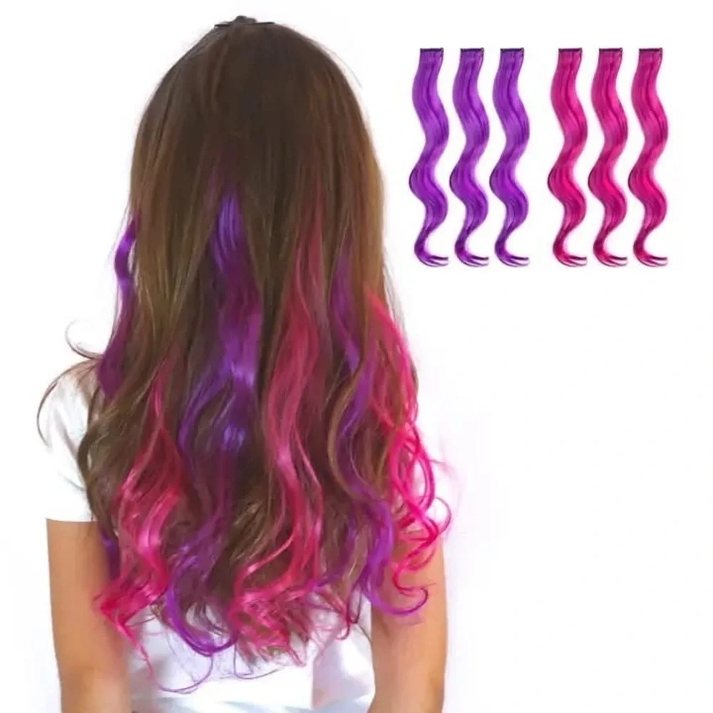 Magic Pink Hair Extensions